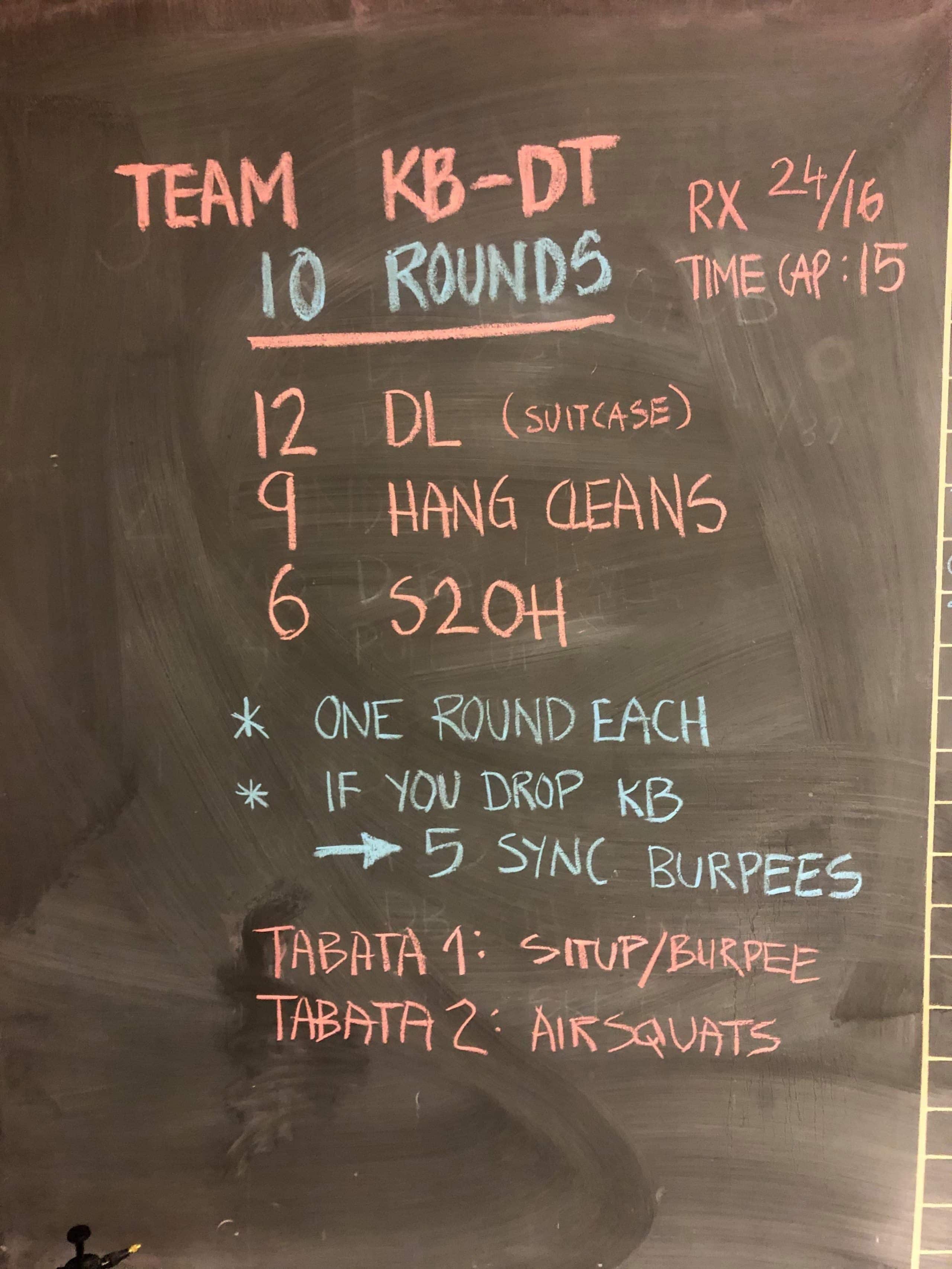 “DT” WOD